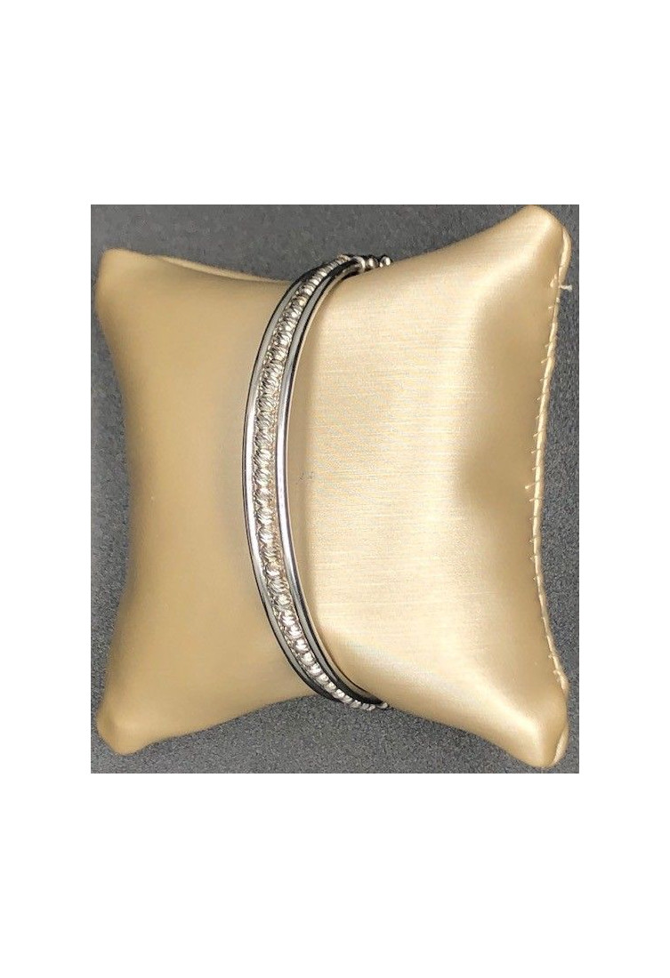 Pulsera plata rígida
