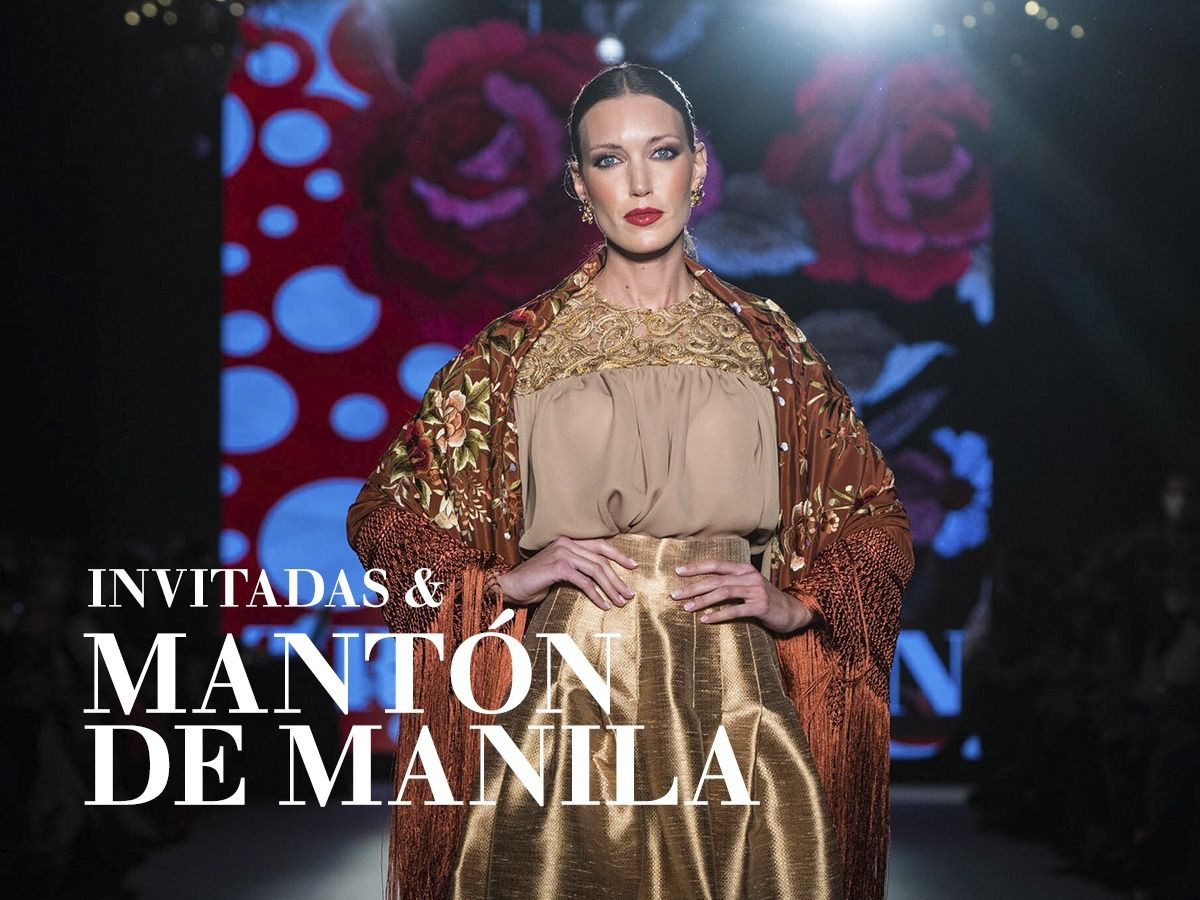 Invitadas y Mantón de Manila: la combinación perfecta