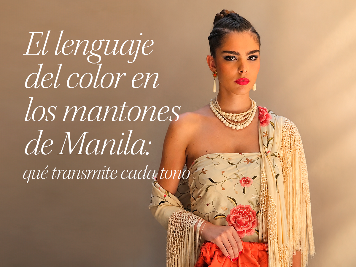 El lenguaje del color en los mantones de Manila: qué transmite cada tono